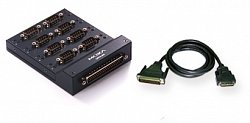 OPT8-M9 8-port DB9 male RS-232 Conneсtion Box - фото